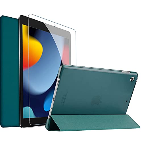 Coque iPad 10.2 avec film écran pour iPad 9 / 8 / 7 protection anti-chute ProCase émeraude