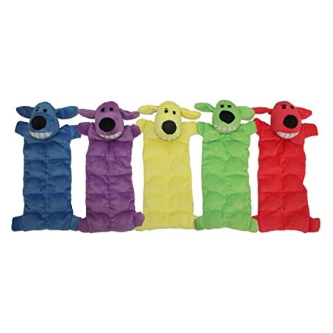 MULTIPET Loofa Squeaker Mat Soft Plush Juguete para Perro Cover