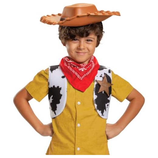 Disguise Disney Toy Story & Beyond Woody Costume Accessory Kit, One Color, Child Size