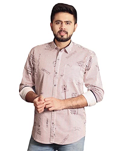 golden crow Men Striped, Printed Casual Shirt