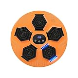 DeeRace 音楽ボクシング機械ホームウォールマウント音楽、電子フォーカス敏捷性トレーニングデジタルボクシング壁ターゲットパンチングパッド, オレンジ