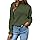 BTFBM Fall Sweaters for Women 2025 Crew Neck Long Sleeve Hollow Out Swiss Dot Knit Casual Pullover Tops Fashion Clothing(Army Green, Medium)