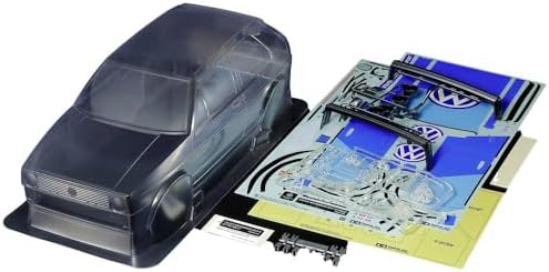 TAMIYA 51706 Karosserie-Satz VW Golf II GTI 16 M-Ch. RS239 - Zubehör für ferngesteuertes Auto, Ersatzkarosserie, RC, Modellbau, Mehrfarbig
