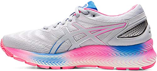 ASICS Womens Gel-Nimbus 22 Kai Running Shoe, White/Piedmont Grey, 37 EU