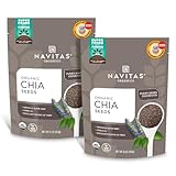Navitas Organics Chia Seeds, 16 oz. (2-Pack) 76 Servings — Organic, Non-GMO, Gluten-Free…