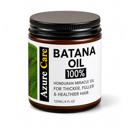 Azure Batana Oil for Hair Growth 100% Natural Pure Batana Oil Paste from Honduras Prevents Hair Loss Promotes Hair Thickness Organic Raw Scalp Mask