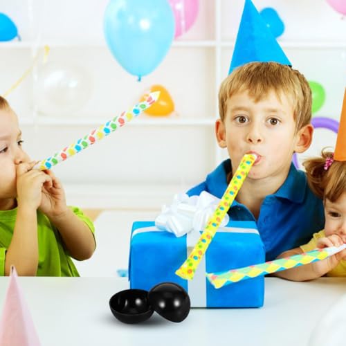 ULTECHNOVO 8er Set Kunststoffkugeln zum Befüllen, 7cm Leere Kapseln für Kaugummi-Automaten & Tombola, Blickdichte Kunststoffkapseln (4X Schwarz, 4X Weiß), Ideal für DIY