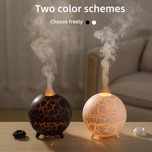 Difusor aromático eléctrico Volcano Humidifier Flame 200ml miniatura 5
