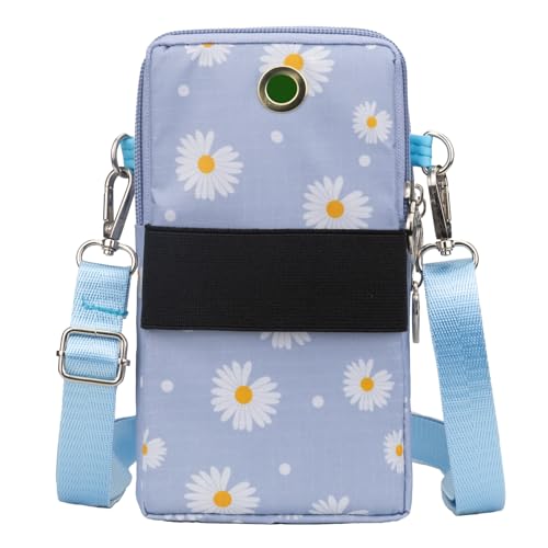 Image of JANKS Small Crossbody Bag for Women - Mini Phone Purses with Crossbody Strap and Wallet - Nylon Arm Bag