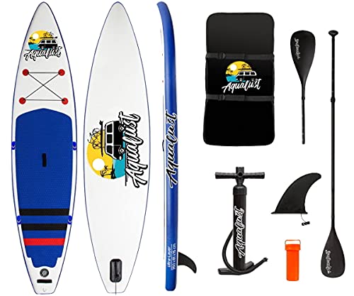AQUALUST 11'6' Touring SUP Board Stand Up Paddle aufblasbar Paddel ISUP...