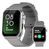 EZON Smart Watch for Kids Boys Girls,1.83' HD Kids Watch with Call Function,Games,Pedometer,Heart Rate,SpO2,Sleep & Stress Monitor, 120+ Sports Modes,Compatible with Android iOS (Gray)
