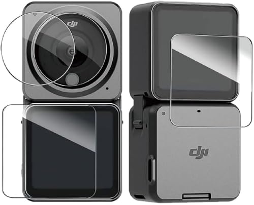 Image of VERTUS Premium Tempered Glass Screen Protector for DJI Action 2 Action Camera || Anti Scratch || Edge to Edge Protection || 9H Hardness Ultra HD