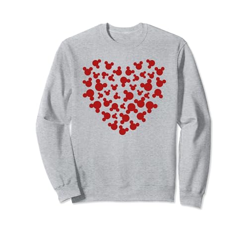 Image of Mickey Mouse Heart Silhouette Sweatshirt
