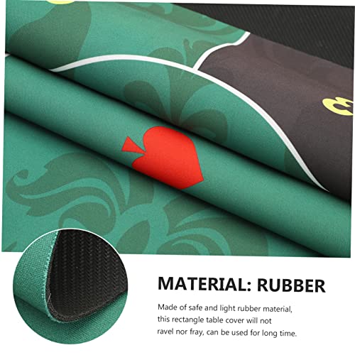 Unomor Poker Chip Cloth Collapsible Table Portable Foldable Chess Board Tablecloths For Square Tables Casino Table Felt Layout Poker Cushion Poker Table Card Mat Delicate Table Cover #TOP3