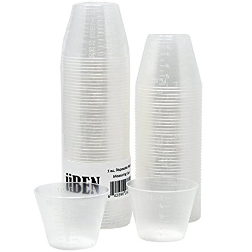 Vanguard Disposable Graduated Measuring Plastic Medicine Cups 1 Ounce (1000 Pack) #TOP4
