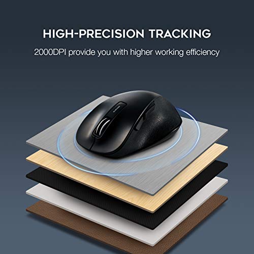 Elecom Wireless Mouse 2.4Ghz Ergonomic Design With Usb Nano Receiver, Silent, Quiet Click 5 Button, For Windows And Mac, Large Size (M-Xgl10Dbsbk-Us) #TOP2