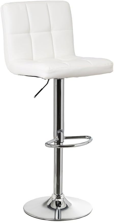 LOLAhome Taburete Alto Blanco