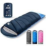 TANSTRIDER Sleeping Bags for Adults Cold Weather,3-4 Season 5lb Portable Sleeping Bag for Kids Girls Boys with Compression Sack,Camping Essentials Gear, Hiking,Travel,Backpacking,Outdoor & Indoor