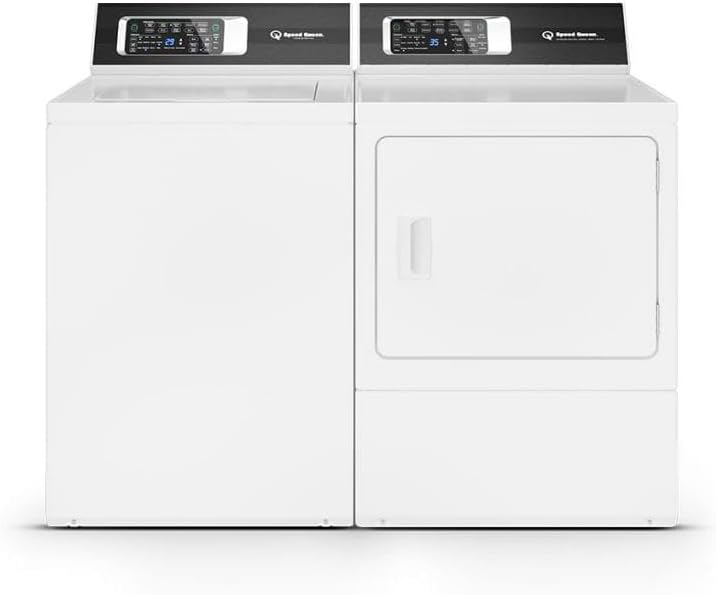 Speed Queen TR7003WN 26" Top Load Washer with 3.2 cu. ft. Capacity, 840 RPM Max Spin Speed, Digital Controls, Stainless Steel Tub, in White (8 Wash Cycles)