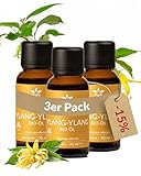 Heldengrün® BIO Ylang Ylang Öl [100% NATURREIN] Echtes Ylang-Ylang ätherisches Öl - Blumig, süß & exotisch - Düftöl YlangYlang Parfum - Essential Oil - 3 x 30 ml