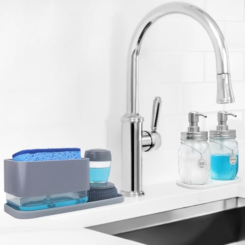 Miniatura 7 de Hvovmve Soporte De Jabón De Silicona Para Cocina, Baño, Esponja De Almacenamiento De Escritorio, Dispensador De Jabón, Cepillo, Maquillaje, Botella, Cuchara De Secado Rápido,2 Unidades Negro