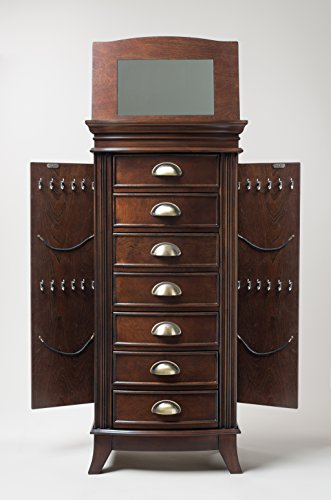 Hives and Honey Alexa Jewelry Armoire, Large, WALNUT - Image 6