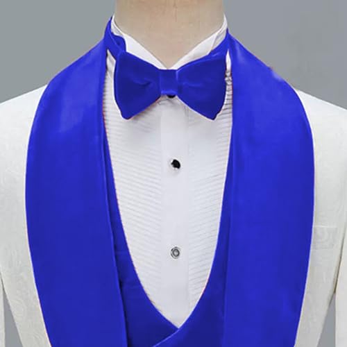 Men's Peak Lapel Solid Color Blazer Shawl Collar Wedding Groom Suit Casual Formal Jacquard Tuxedo3