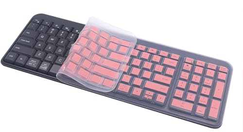 Protector de teclado de silicona para Logitech MK250 y K250 miniatura 4
