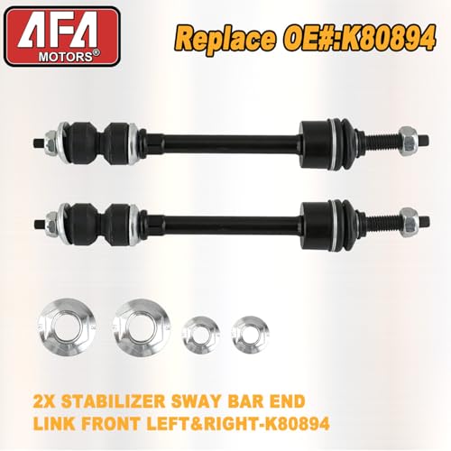 Afa Motors K80894 Front Sway Bar Link Kit Compatible With 2006-2012 Ram 1500 4WD 2012-2018 Ram 1500 2019-2021 Ram 1500 Classic Front Stabilizer Bar End Links Suspension Kit by AFA Motors - Used condition - Image 5