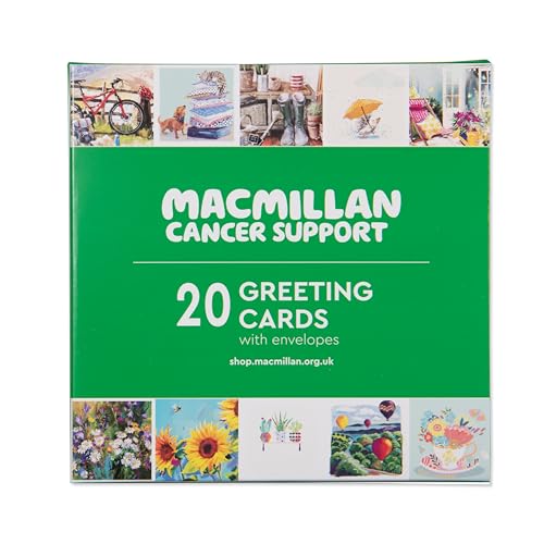 Macmillan Cancer Support Charity Assorted Greetings Cards - 20 pack