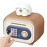 Spardose – Passwort-Fingerabdrücke entsperren Geldautomaten, Sparboxen für Kinder, Geldscheine,...