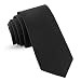 Handmade Skinny Woven Slim Mens Tie By Luther Pike: Thin Black Ties For Men, Stylish For Every Outfit