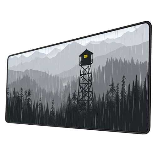 Gaming Tapis de Souris XXL 1200x400x3mm Tapis Souris Gris Tapis de Souris Gaming Accessoire avec Base en Caoutchouc Antidérapant Surface, Imperméable Grand Tapis Bureau, Decoration Chambre Home