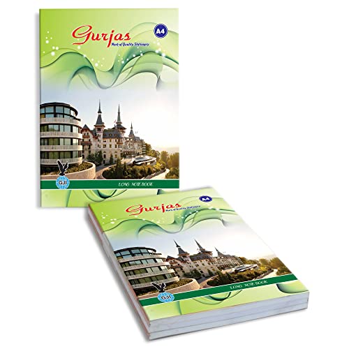 Image of A4 Notebook | 172 Pages | Single Line | Soft Bound | 29.7 X 21 cm | Pack of 6