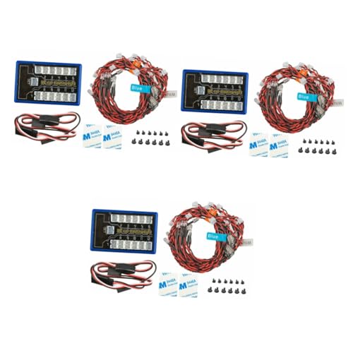 Kit de luces led crawler rc Abaodam sistema de iluminación delantera trasera para coche rc 1/10