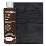 Furniture Clinic Wood Stain | Multiple Finishes | Fast Drying | Indoor and Outdoor Furniture and More | Water Based, Low Odor, Non-Toxic | Polyurethane| Slate (8.5oz / 250ml)