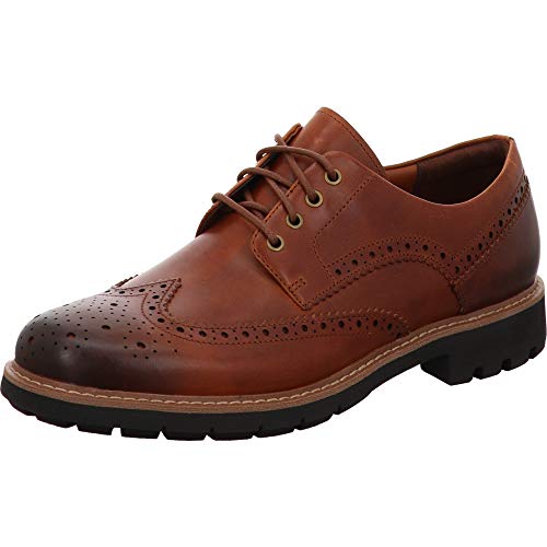 Clarks Batcombe Wing Dark Tan Lea 39,5