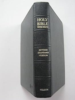 Leather Bound The Holy Bible (Revised Standard Version) with Helps Book