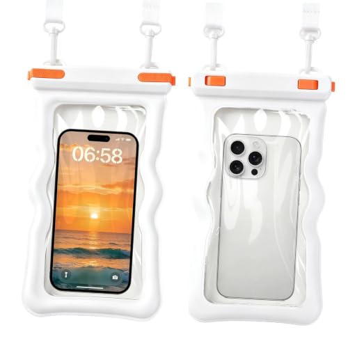 Funda impermeable para teléfono contra agua y caídas bolsa sumergible de natación pack de 2