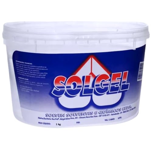 Solgel Solven Original Parafina Gel P/Velas Cristalinas 1kg