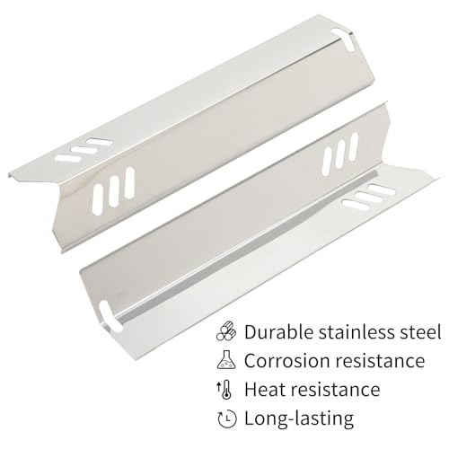 Beurbcikue Grill Replacemen Parts for Outdoor Gourmet 6 Burner Gas Grill GR2205720-OG-00 FSOGBG1108 GR2205723-OG-00 162193 GR2205501-OG-00 GR2323101-OG-00 Flame Tamer Heat Plates Burner Tubes