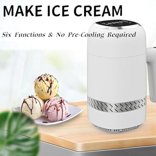 Automatische Eismaschine 300 ml – Multifunktionsmaschine mit LED-Touchscreen, 6 Modi und 90 min schneller Produktion, ideal für DIY Soft Serve und Sorbet zu Hause – Bild 4