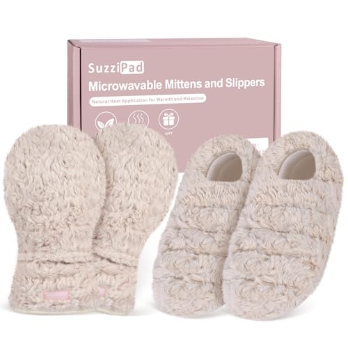 SuzziPad Heated Gloves & Slippers, Hand & Foot Warmers, S/M