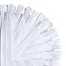 KGS 12 inch Nylon Zipper Zipper | 12 Zipper/Pack (White)