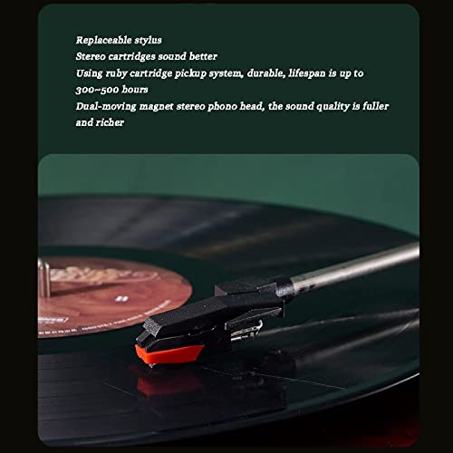 GKPLY Tourne-Disque, Platine Vinyle Bluetooth Vintage avec 3 Vitesses 33/45/78 TR/Min et 2 Haut-parleurs stéréo intégrés… - Les Beatles, Paul McCartney, John Lennon, RIngo Starr, George Harrison GKPLY Tourne-Disque, Platine Vinyle Bluetooth Vintage avec 3 Vitesses 33/45/78 TR/Min et 2 Haut-parleurs stéréo intégrés… – Image 5