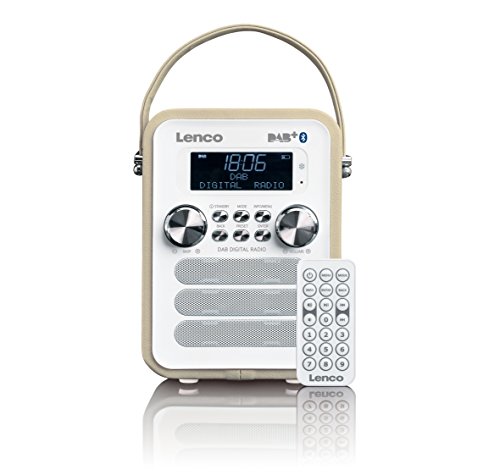 Vintage Digitalradio DAB+ PDR-050 mit Bluetooth , PLL FM-Radio und RDS/LCD Display Beige