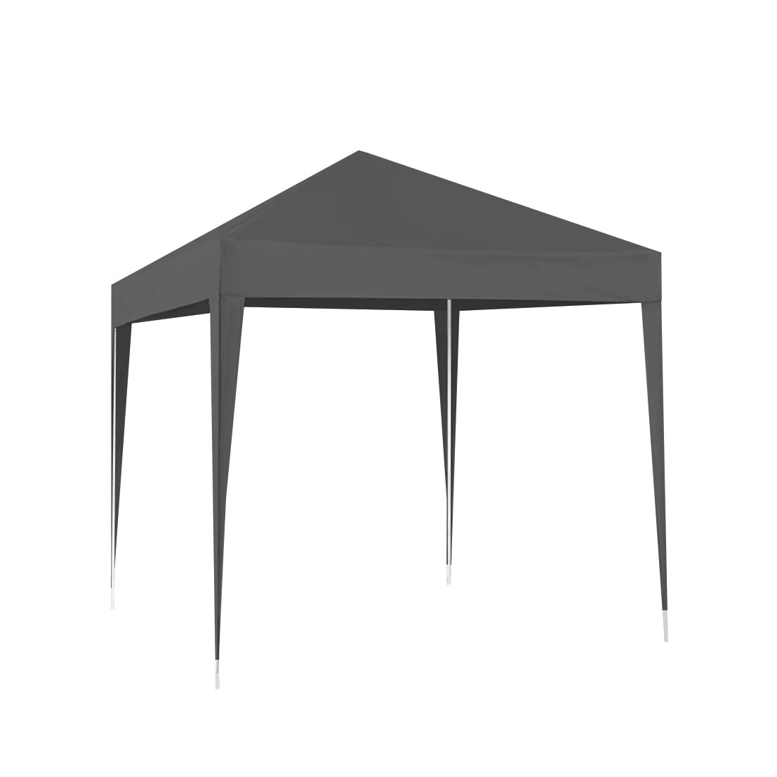 Acomoda Textil - Cenador Desmontable de Fácil Instalación y Transporte 3x3 Metros. Carpa Jardín para Camping y Fiestas de Exterior, Resistente al Sol, Estable y Duradero. (Gris)