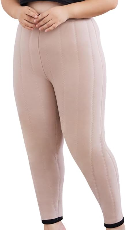 Women's Plus-Size 100% Wool Thermal Pants - Sizes XL-5XL, Fits Up to 90kg