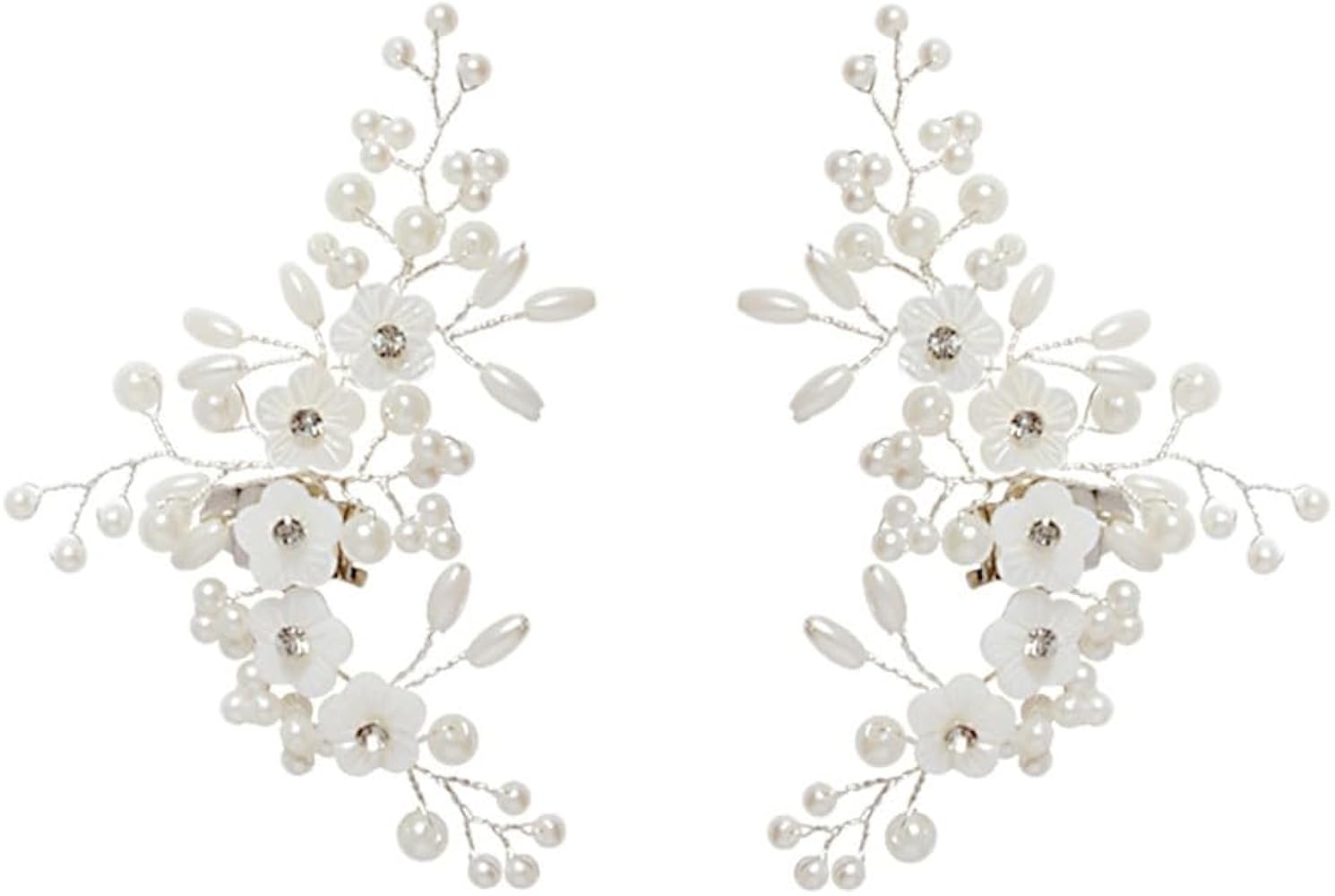 Amazon.com: LIFKOME Pearl Shell Shoe Clips Decorative Buckles for