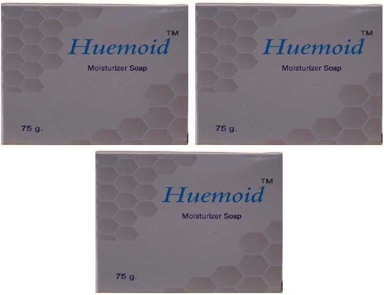 Huemoid moisturizer soap75g(Pack of 3)